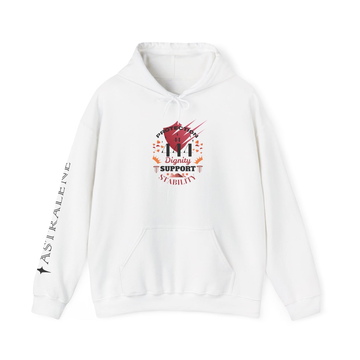 Angel Number 4 Unisex Heavy Blend Hoodie