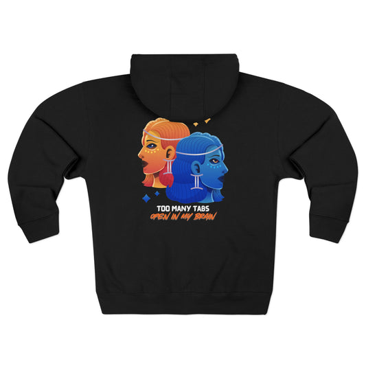 Gemini Unisex Zip Hoodie