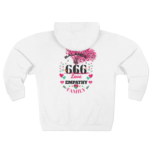 Angel Number 6 Unisex Zip Hoodie