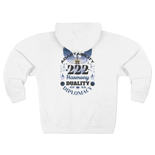 Angel Number 2 Unisex Zip Hoodie