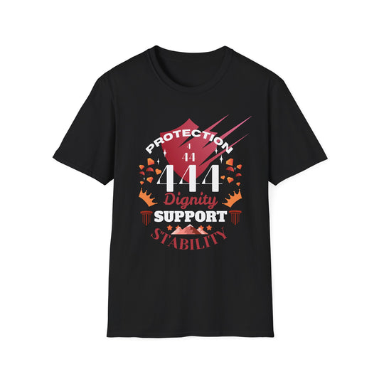 Angel Number 4 Unisex Softstyle T-Shirt