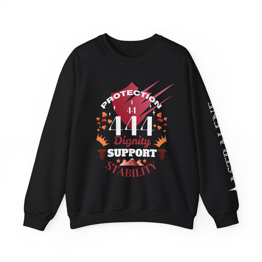 Angel Number 4 Unisex Heavy Blend Sweatshirt