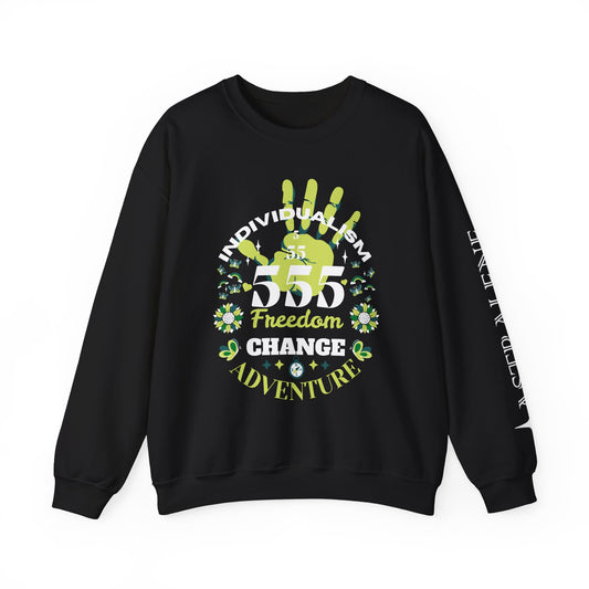 Angel Number 5 Unisex Heavy Blend Sweatshirt
